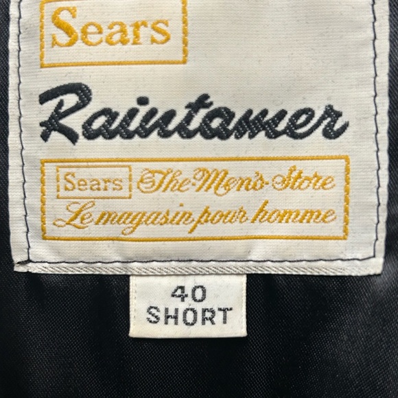 Vintage Sears Raintamer, S 40, 2 in 1 coat removable inner jacket 70-80’s tan - Picture 5 of 17